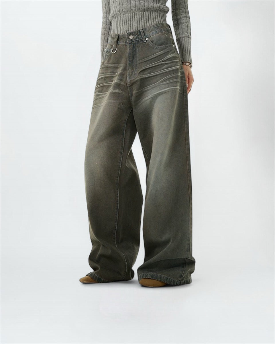 Drifter Baggy washed gray Jeans