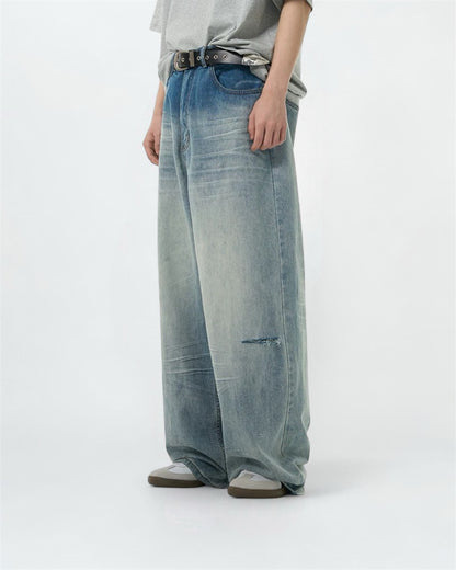 Mid-Waisted Wide-Leg Jeans