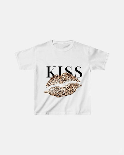 “LEOPARD KISS” BABY TEE