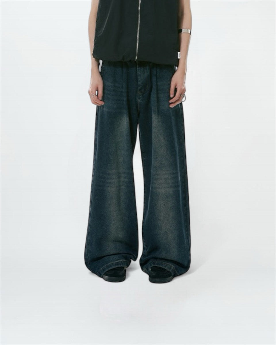 Black Wash Baggy Jeans