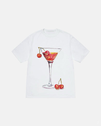 “CHERRIES&WINE” BASIC TEE